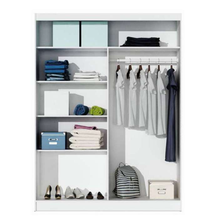 DAKO Sliding Wardrobe Fully Mirrored DAKOTA Clothing Storage - Picture 30 of 40