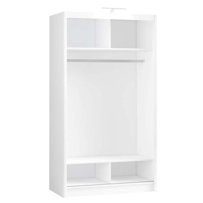 DAKO Sliding Wardrobe Mirror PARIS White Available Now In 4 Sizes Modern Bedroom - Picture 28 of 28