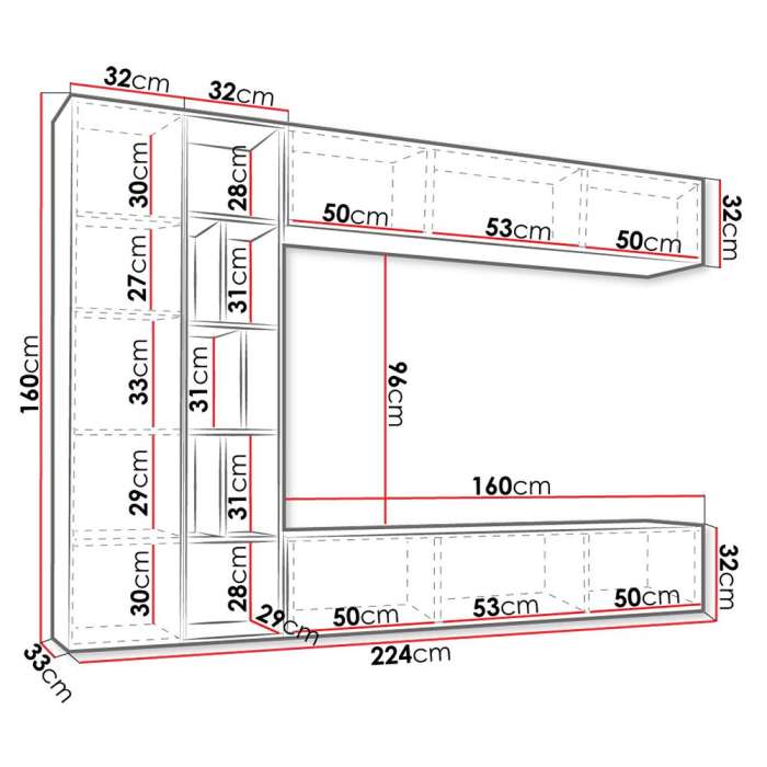 Wall Unit KATECH - 3