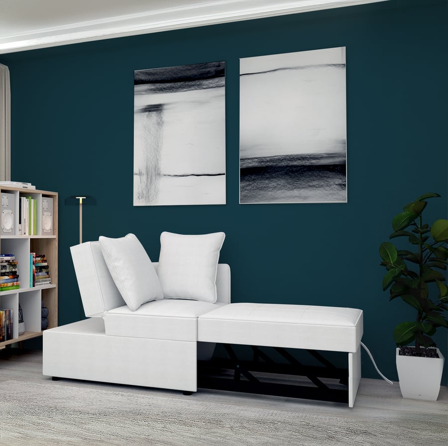 Lelani Sofa Bed Cream - 2