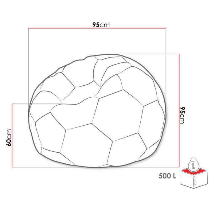 Bean Bag GOAL 500L - 1