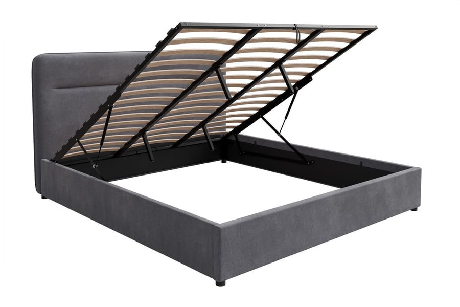 Upholstered bed EVERETT Grey Su - 4
