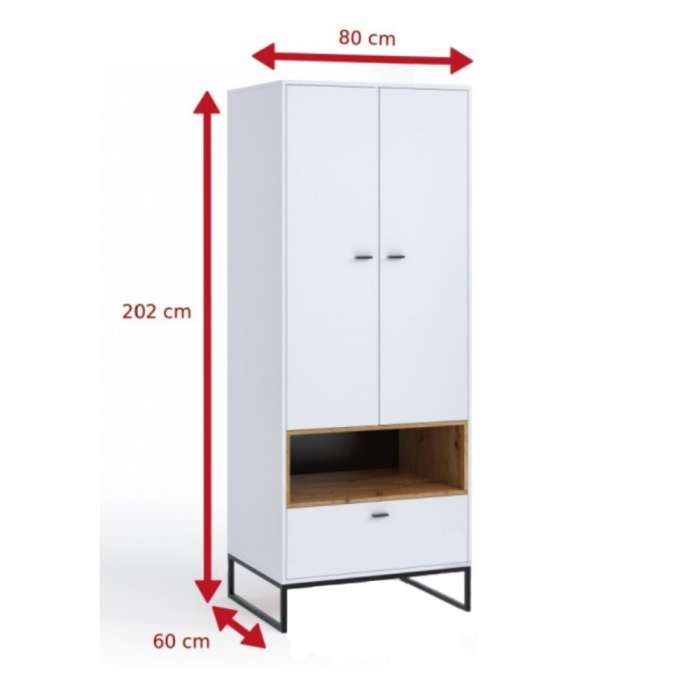 Hallway Furniture OLIVER 6 Whit - 9