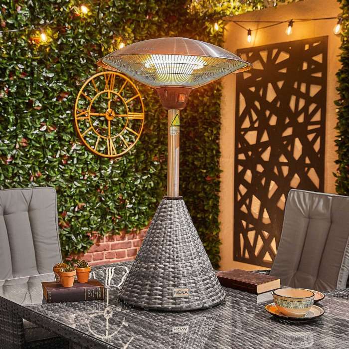 Patio Heater - 2100w Rattan Tab - 3