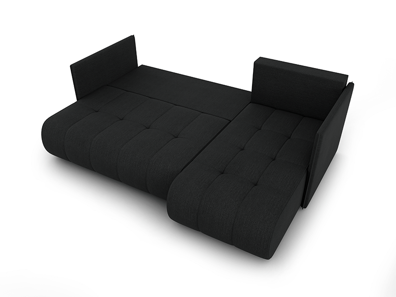 DAKO corner sofa bed NESSA reversible chaise lounge, storage, 9 colours - Picture 19 of 47