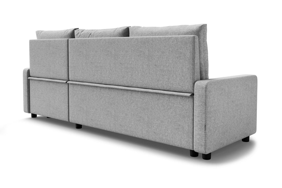 Corner sofa Bed LYNDA grey 3 - 8