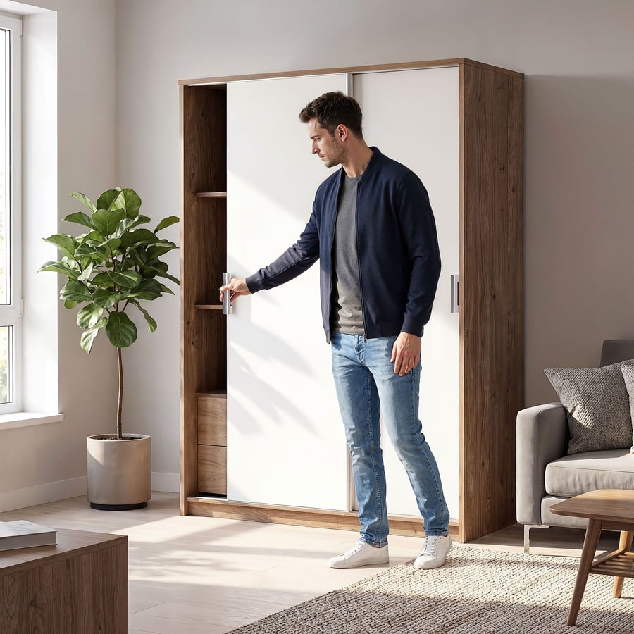 Sliding Wardrobe Oakridge DF-CF - 4