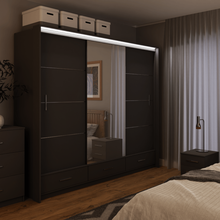 Bedroom Set MARSYLIA 255 Graphi - 4