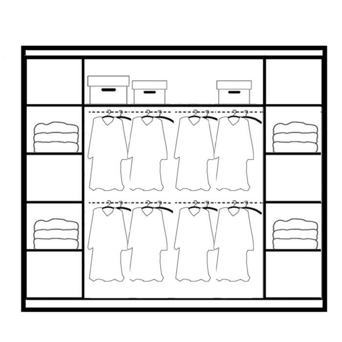 Sliding Door Wardrobe RODOS 225 - 3