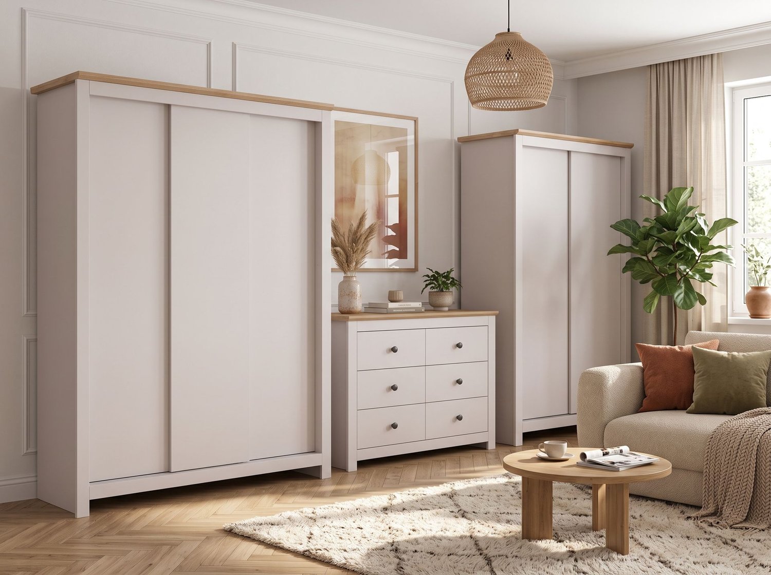 Bedroom Set MILFORD Classic Trio Cashmere_3