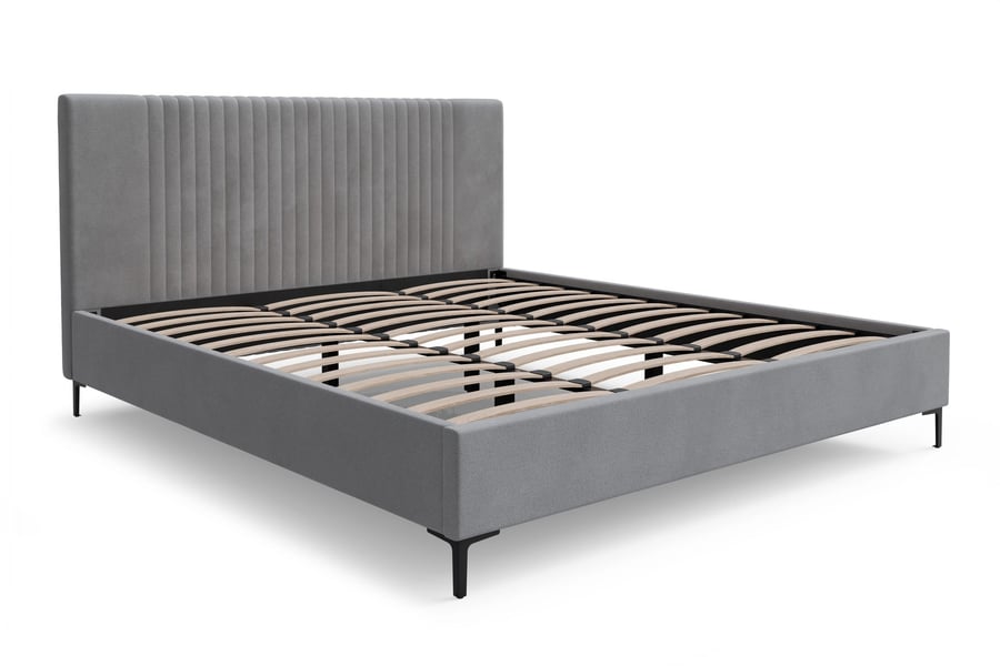 Upholstery Bed LIAM Grey Super - 3