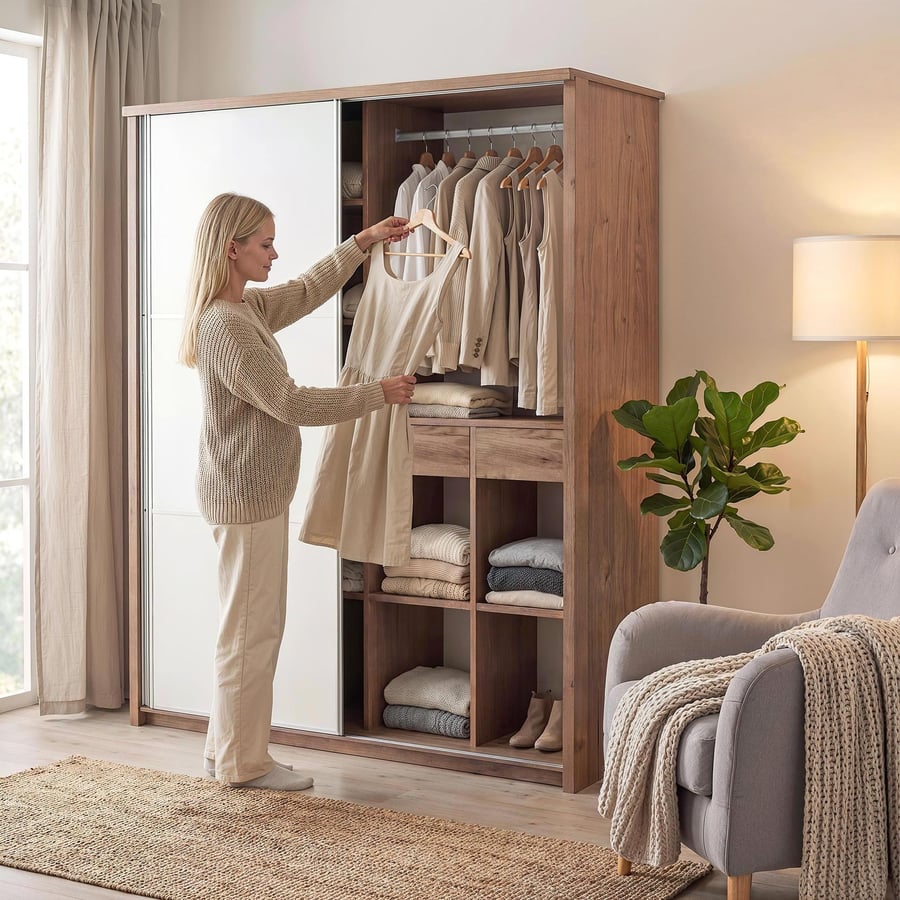 Sliding Wardrobe Oakridge DF-CF - 2