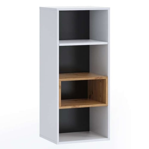 Wall Shelf OLIVER White + Oak Artisan Dako Furniture