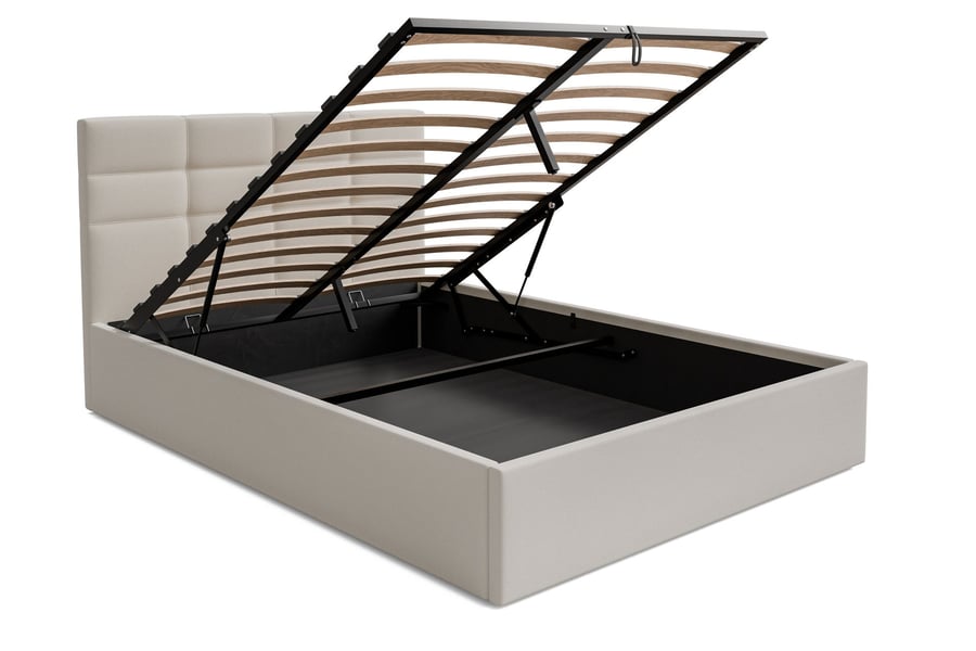 Upholstered Bed Julian DB Cream - 4
