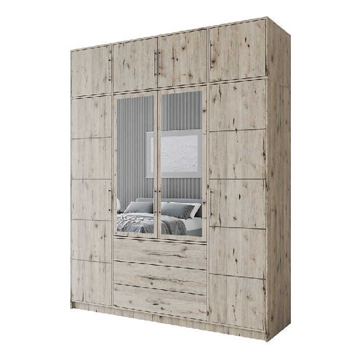 Wardrobe BALI D4 Oak Wellington - 8