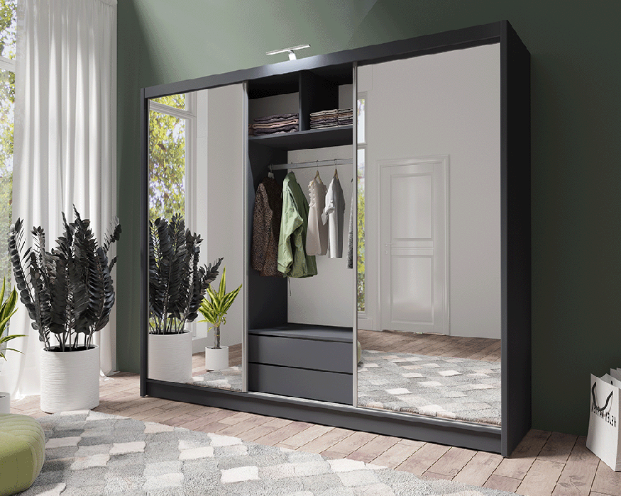 PARIS LUX 250cm Sliding Door Wa - 4