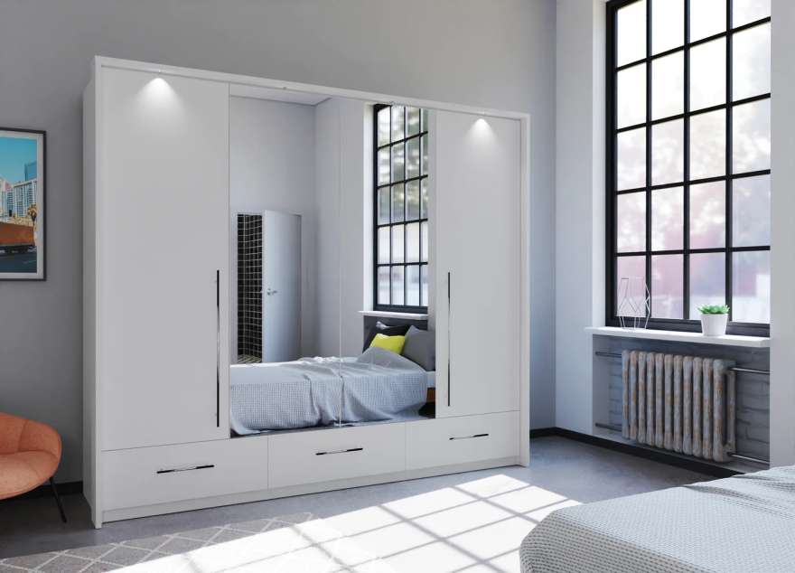 Bedroom Set TOLEDO 255 White - 1