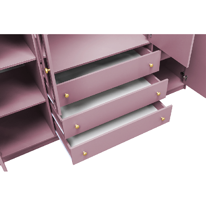 Wardrobe SIENA II D4 Plum + Mir - 2