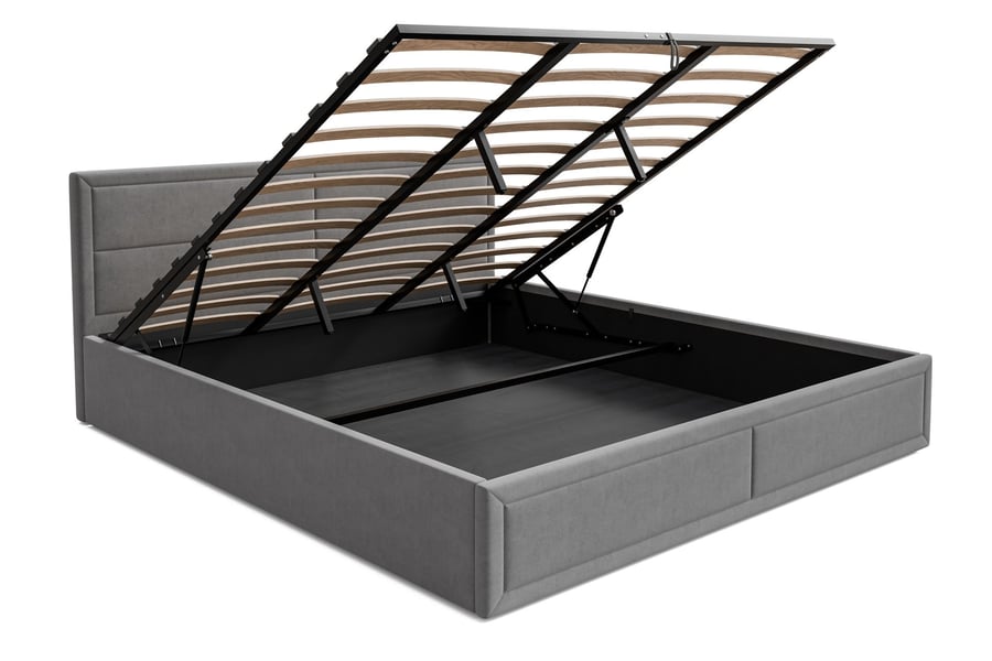 Upholstered ottoman bed Jayden - 4