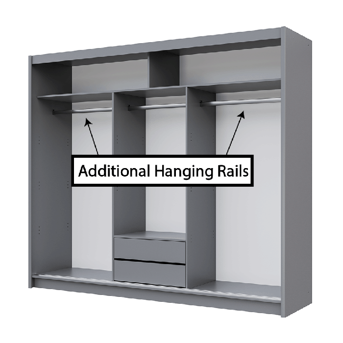 ARUBA 2 250cm Sliding Door Ward - 4