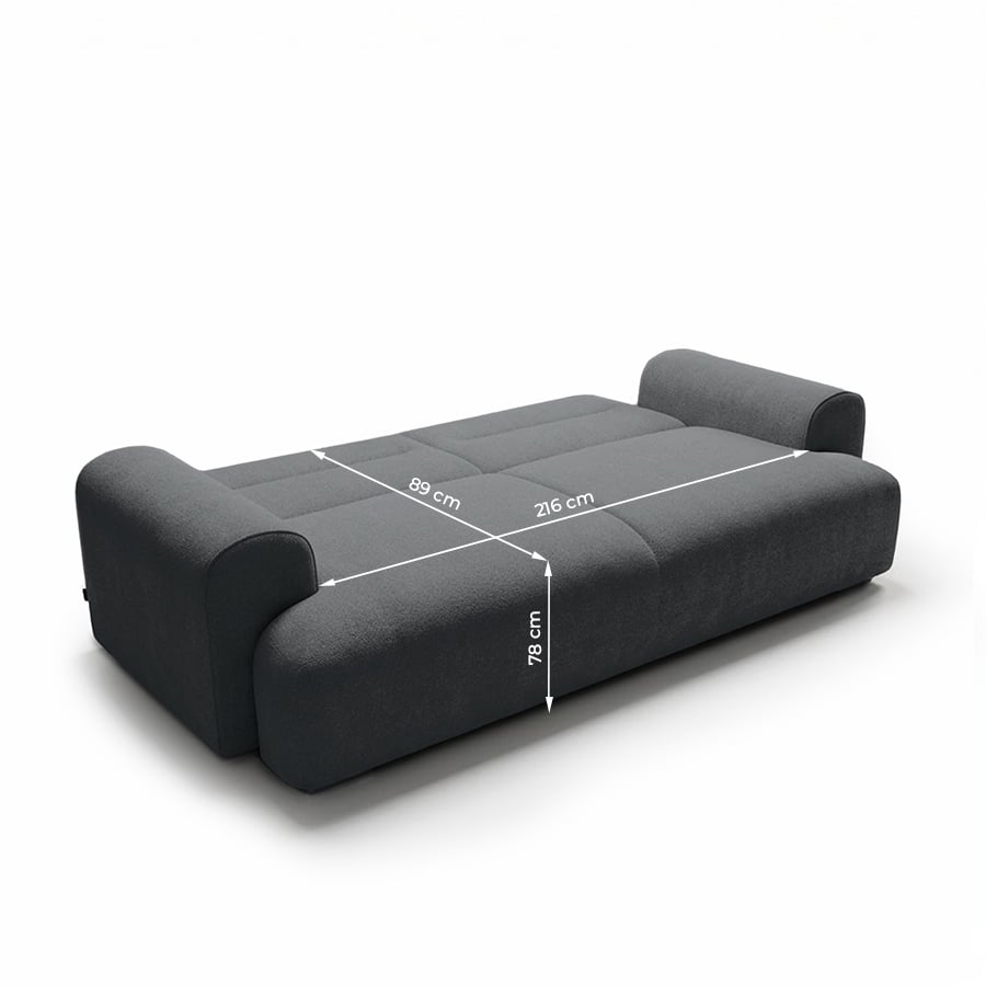 Sofa bed Camila Grey new - 6