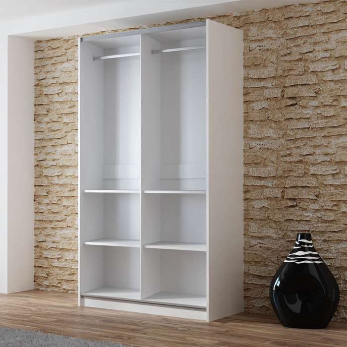 Wardrobe VIGO 120 White+Mirror - 3