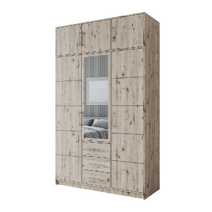 Wardrobe BALI D3 Oak Wellington - 5