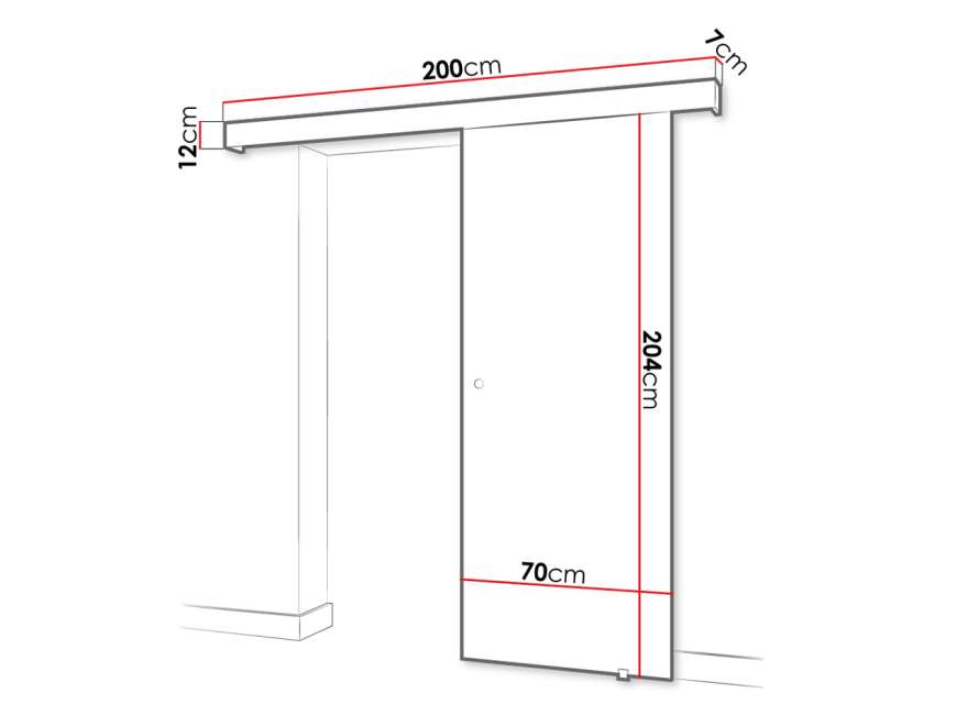 Sliding Door SOPHIA Ryfel I 70c - 1