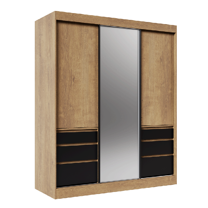 Wardrobe HAIDAR 180 Oak Lefkas - 2