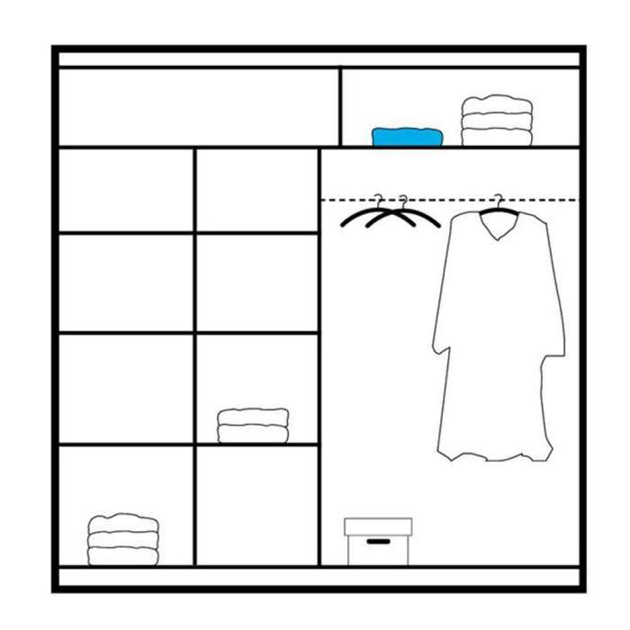 Sliding Door Wardrobe SALWADOR - 6