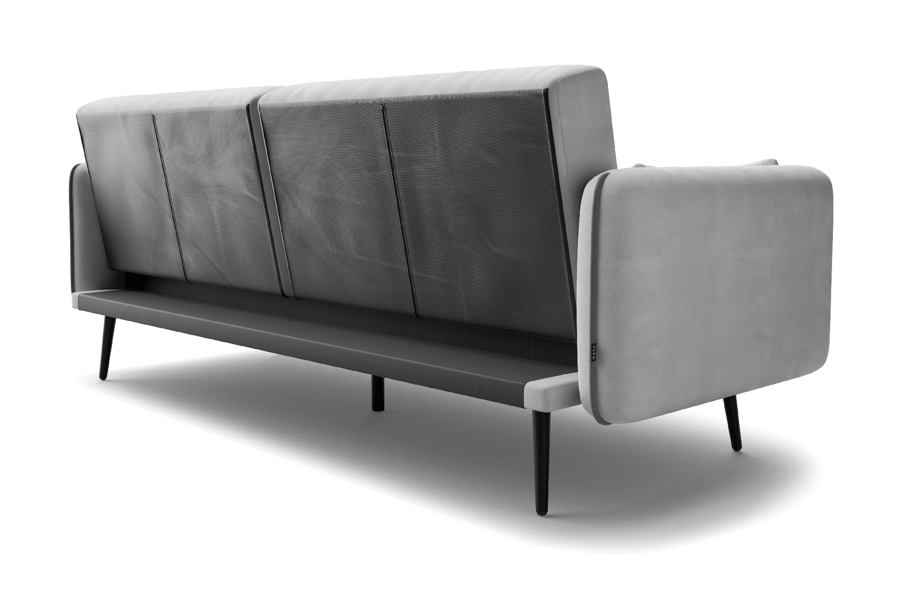 Sofa Bed YASMINE light grey 3 - 6