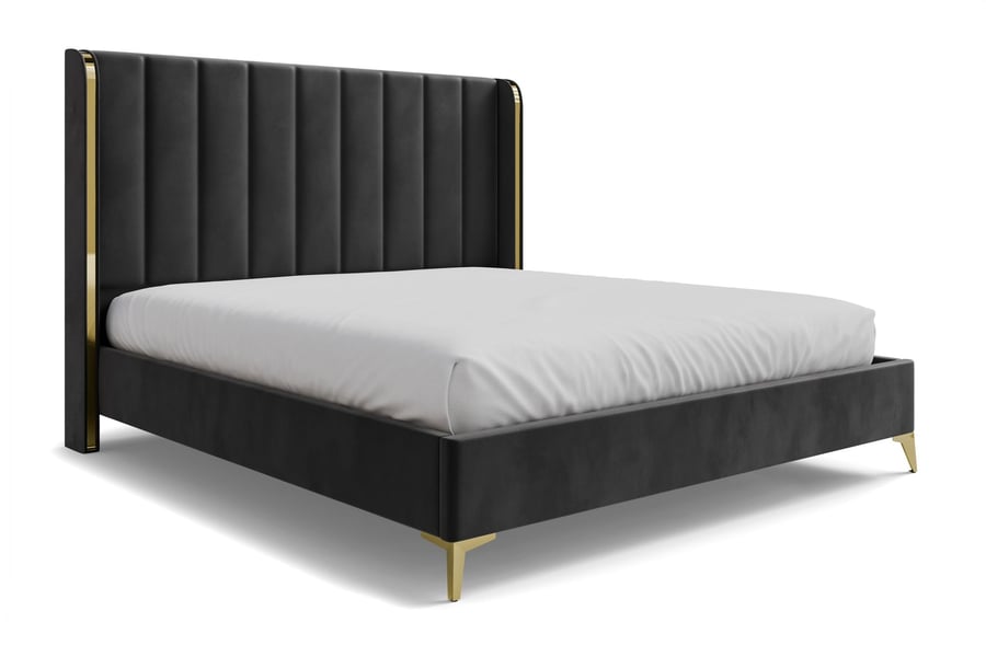 Upholstered Bed William Black S - 2