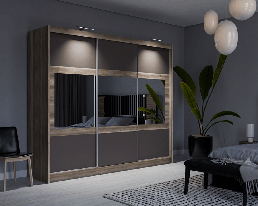 SALWADOR 250cm Sliding Door War - 3