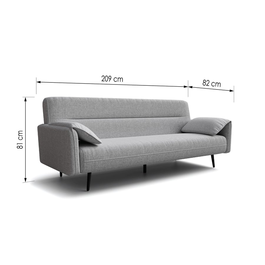 Sofa Bed CLAUDIA dimensions - 3