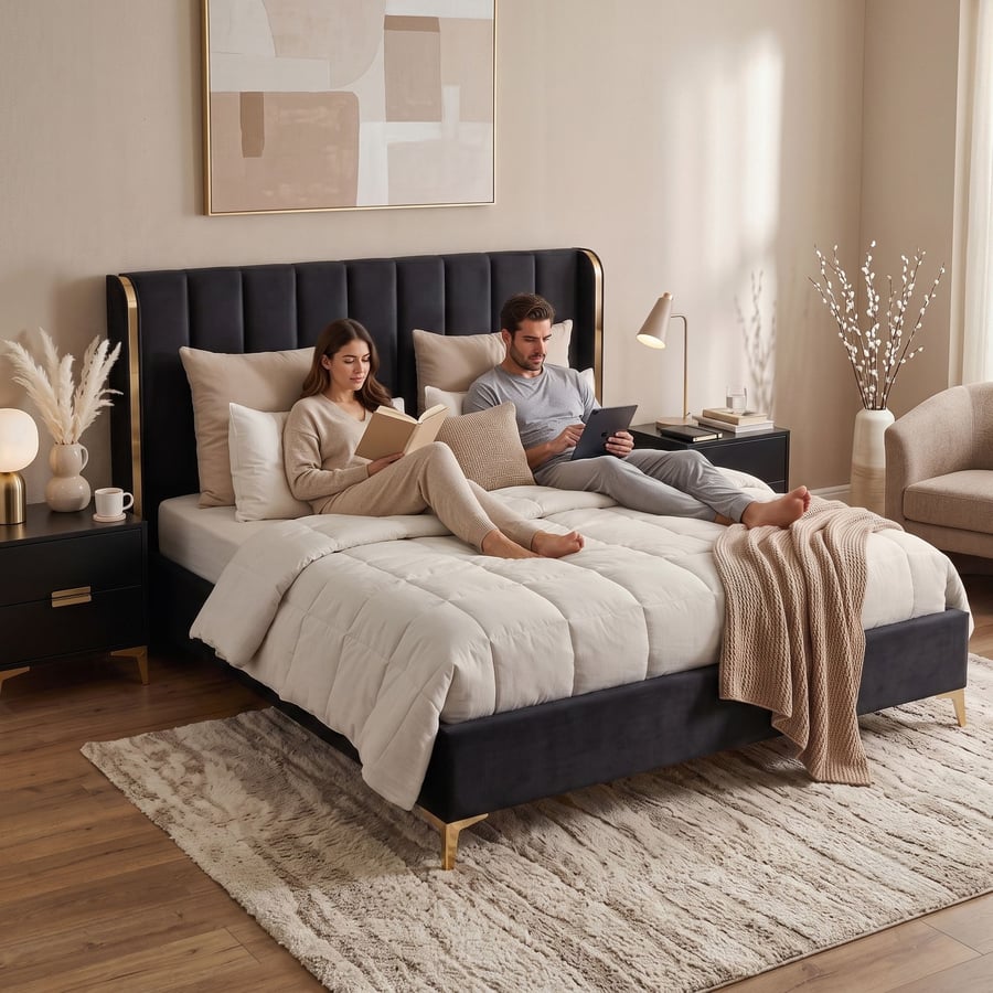 William bed super king size bla - 2