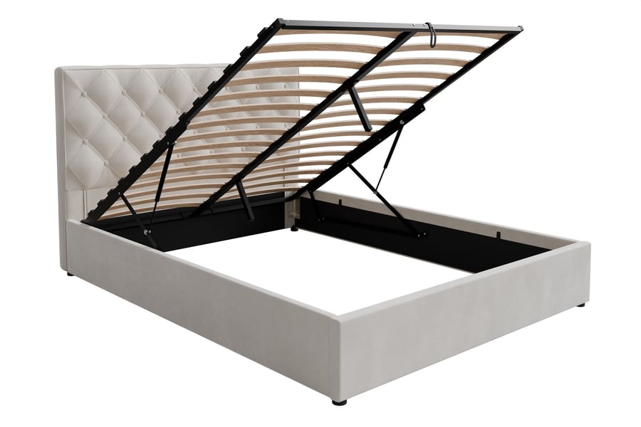 Upholstered ottoman bed Ethan S - 4