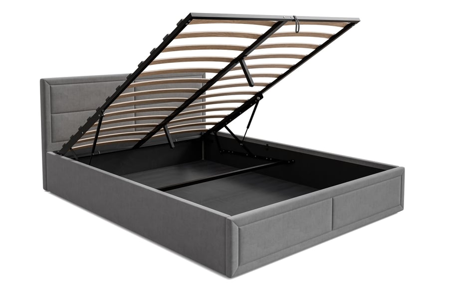 Upholstered ottoman bed Jayden - 4