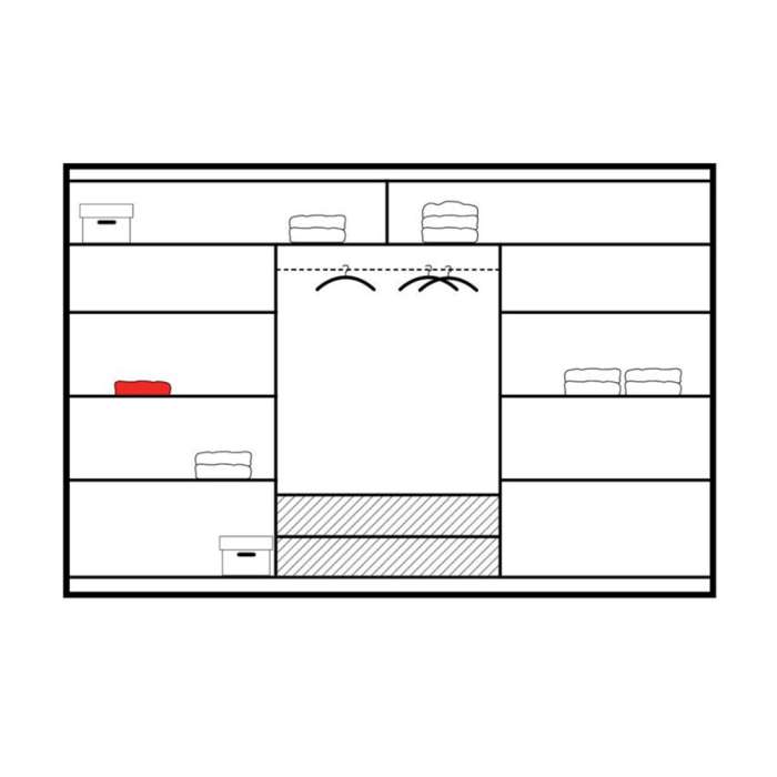 Wardrobe MONAKO White - 7