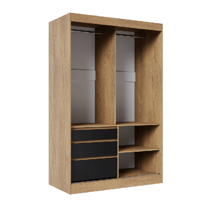 Wardrobe HAIDAR 140 Oak Lefkas - 3