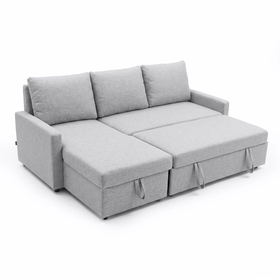 corner sofa bed Lynda grey - 3