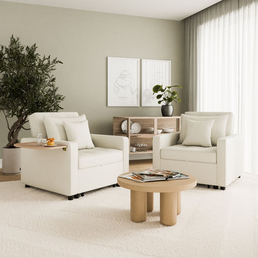 Armchair Suzie aranżacja Cream - 3