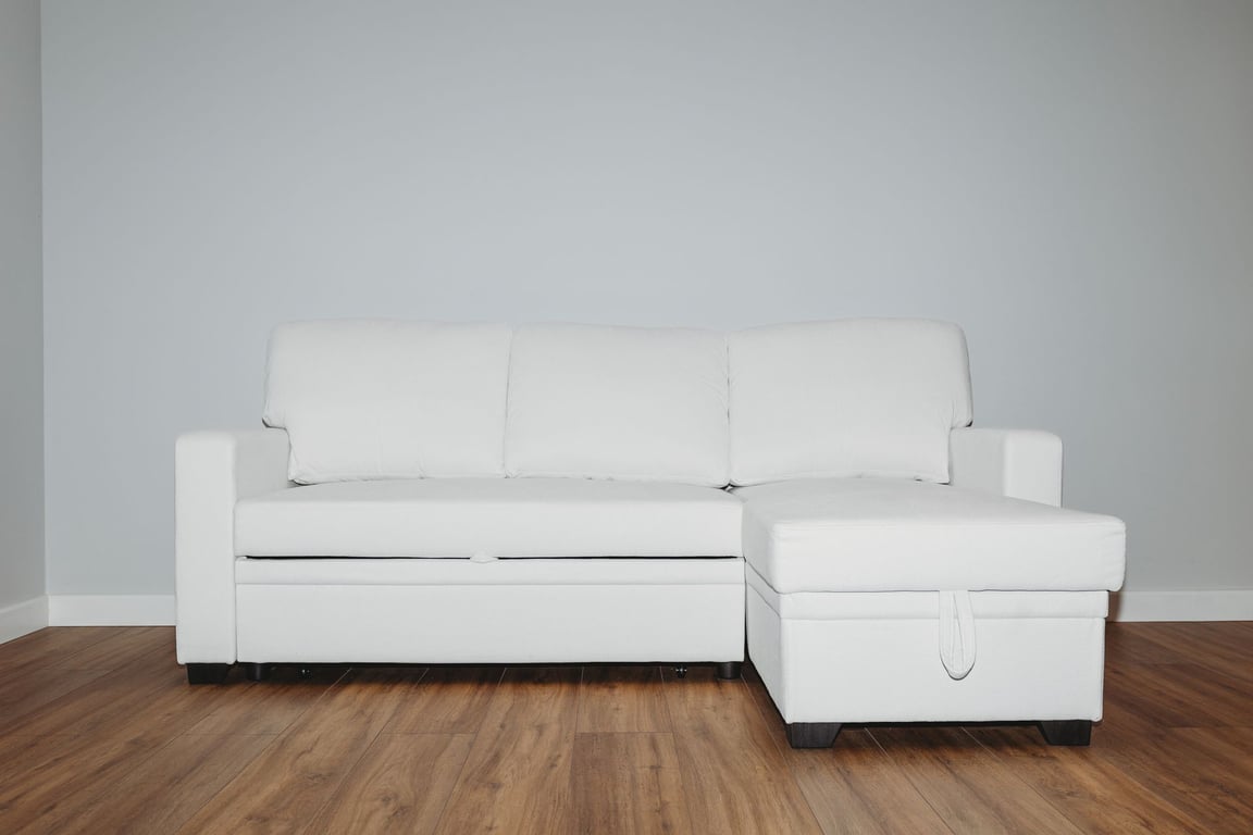 DAKO SUSANNE Corner Sofa Bed with Storage – Universal Side 2 Colour Options