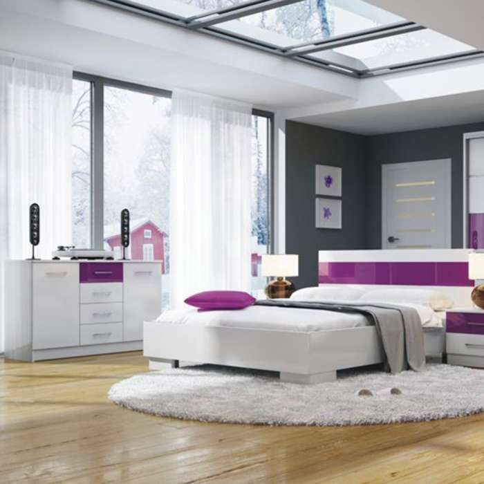 Bedroom DUBAJ Purple - 1