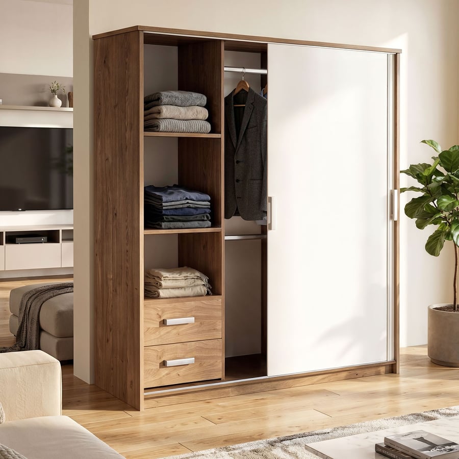 Sliding Wardrobe Oakridge DF-CF - 5