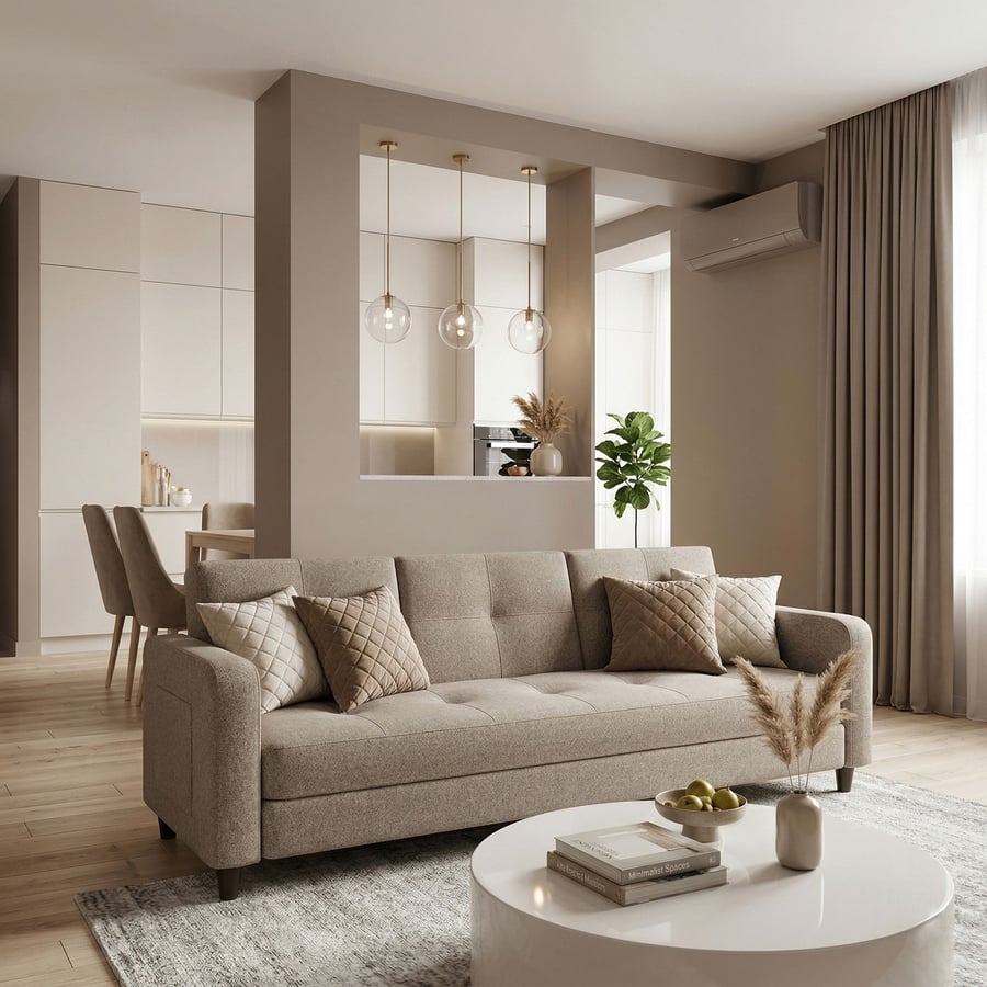 Agnes linen beige new - 1