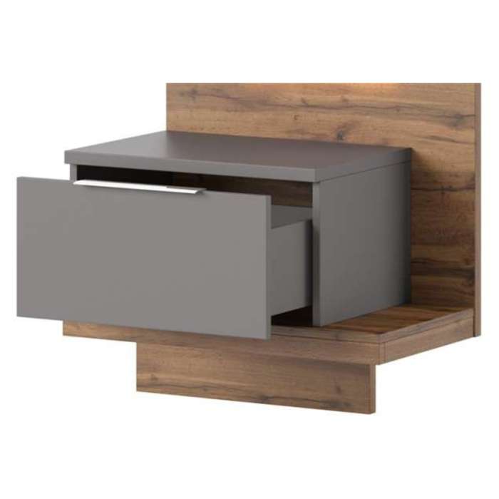 Bedside Table LIVORNO 69R-Grey - 1