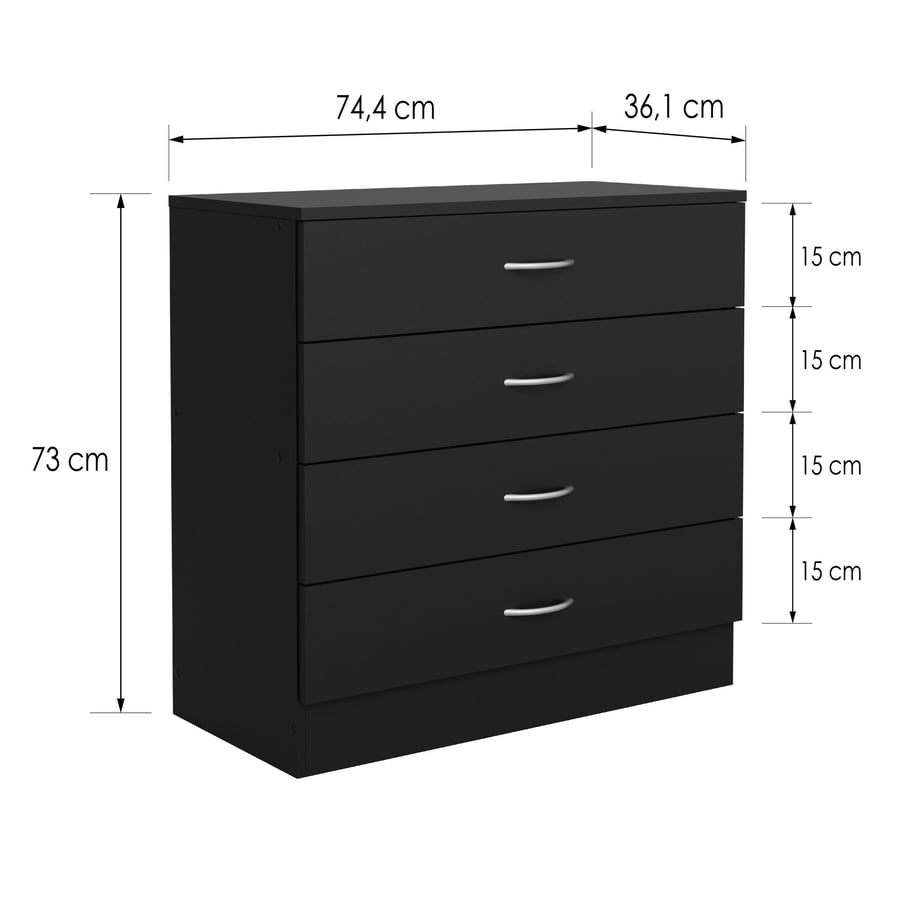 Chest of Drawers ESSENTIAL 4D B - 3