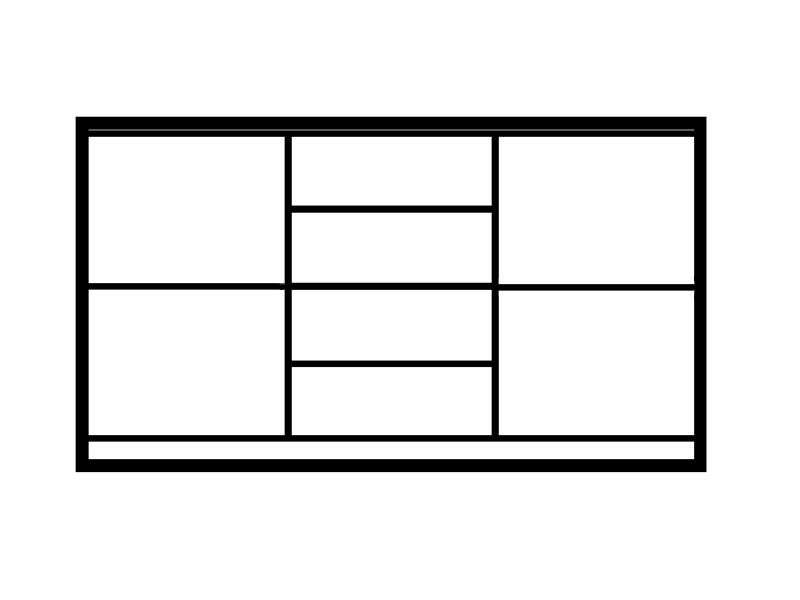 Sideboard GENEWA 2 Oak Sterling - 1