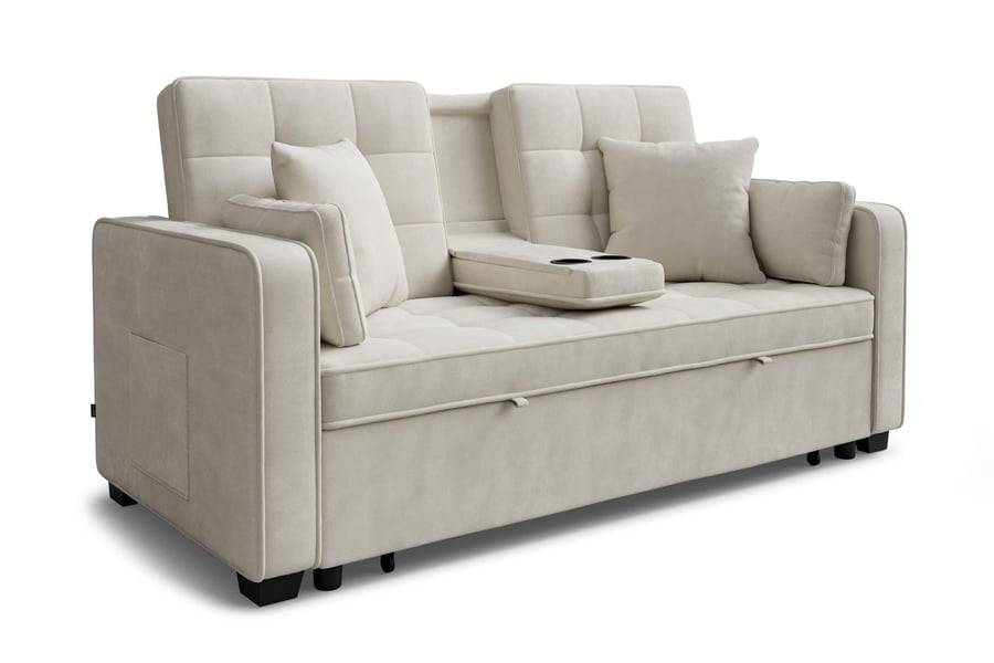 Kinsley Sofa Bed Cream - 3