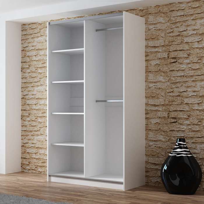 Wardrobe VIGO 120 White+Mirror - 2